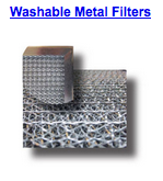 washable metal filters